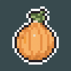 an onion vegetable in pixel art style