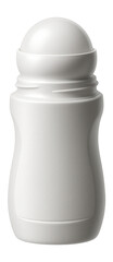 Plastic deodorant container with roll-on ball