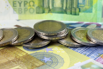 Currency from the European Union, including coins and banknotes