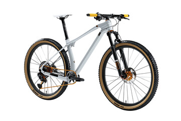 Fototapeta premium Studio shot of a modern mountain bike.