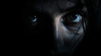 Eyes of the Abyss. Portrait in the Realm of Horror