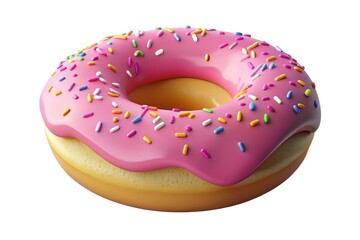 Shiny metallic dumbbell with colorful light reflections