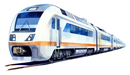 Naklejka premium PNG Train train locomotive vehicle.