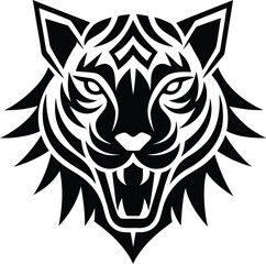 Obraz premium tiger head tattoo