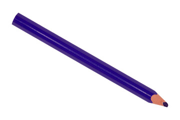 blue pencil isolated on white background
