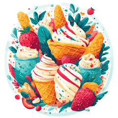 Ice Cream Design Very Cool