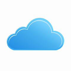 Wolke als Wetter-Icon