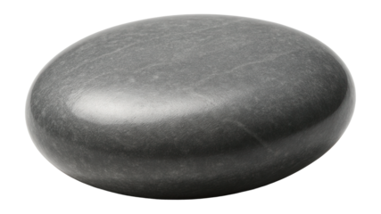Flat gray stone with a polished surface