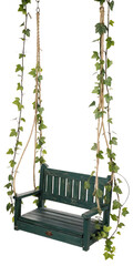 swing with vine isolated