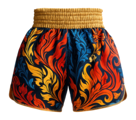 Muay Thai shorts with elastic waistband
