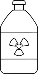 Radioactive Material in Container Symbolizing Danger and Caution for Industrial Applications and Scientific Research Presenting Health Hazards and Environmental Risks with Nuclear Waste