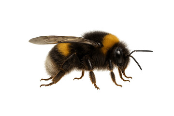 Common bumblebee insect macro closeup