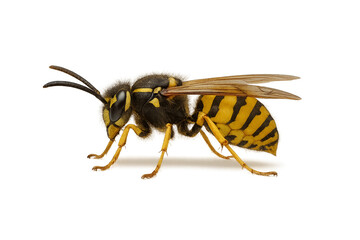 Obraz premium Common wasp closeup insect pest macro