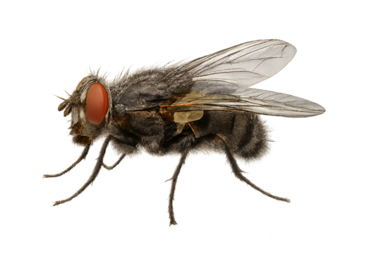 Housefly insect pest macro closeup
