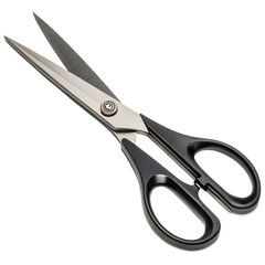 professional dressmaker's shears on transparent background