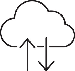 Cloud UploadDownload Icon