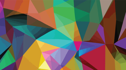 Obraz premium Geometric Abstract Background with Vibrant Polygonal Shapes colorful.