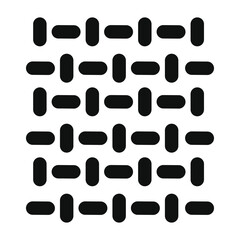 Anti slip floor icon vector, anti slip floor metal texture, anti slip texture symbol, slip prevention icon vector in trendy flat style illustration isolated on white background.