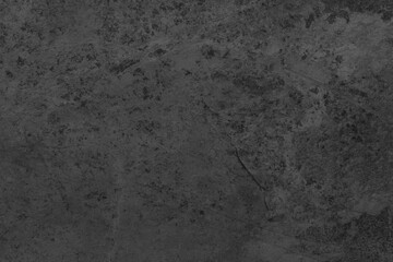 Dark Charcoal Concrete Stone Texture Background, Rough Grunge Slate Wall Surface
