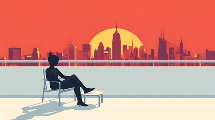 Obraz premium Balcony Chill