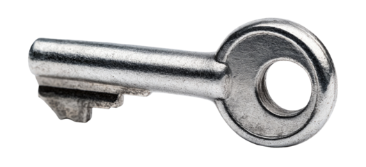 Close-up of a metallic key (2)
