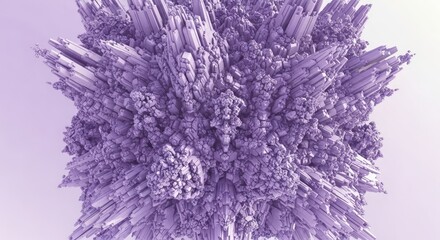 Fototapeta premium Abstract Light Purple Structures with Geometric Shapes and Textured Surface