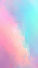 Obraz premium Pastel Dreamscape - Abstract Rainbow Gradient Blur.