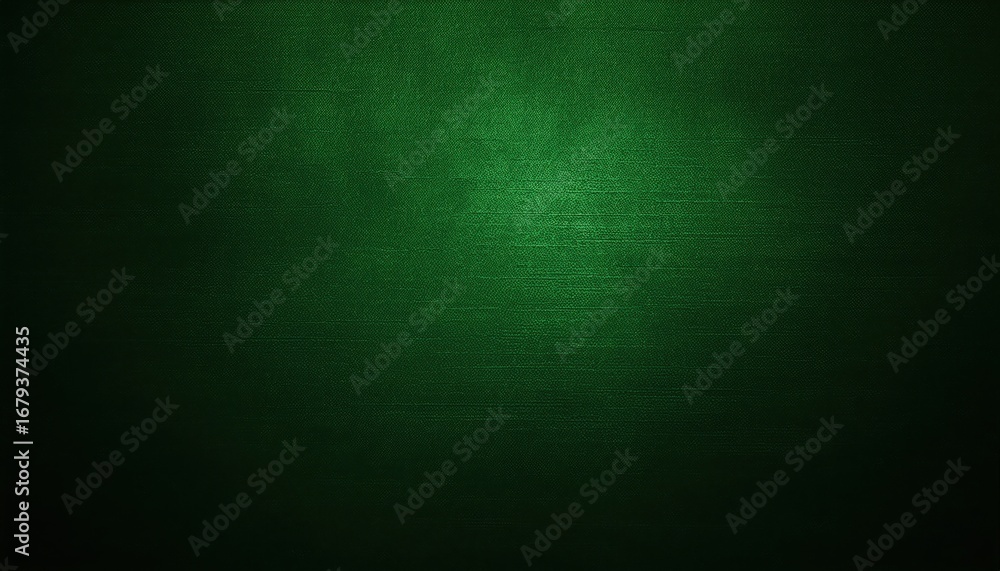 Poster rich emerald green fabric texture with subtle light center and woven surface detail ideal for backgr