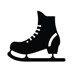 Ice skates clipart cartoon illustration drawing