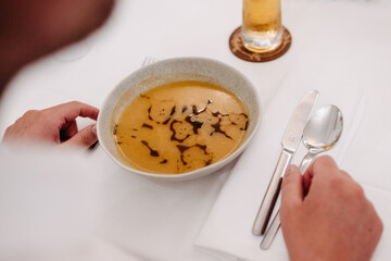 Kürbiscremesuppe