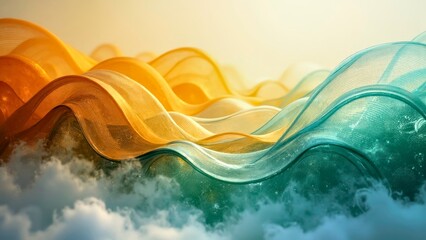 Color images of abstract scenes with artistic sense