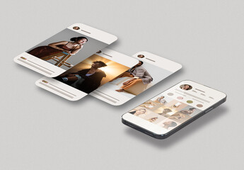 Abstract Phone Mockup