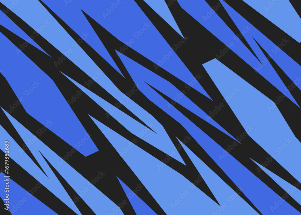 Poster abstract background with colorful geometric spike pattern