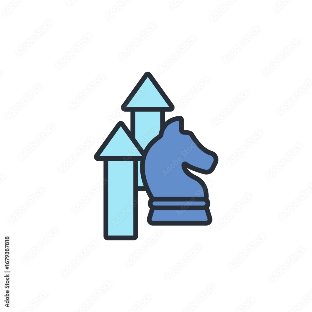 Poster development icon. vector.editable stroke.linear style sign for use web design,logo.symbol illustrati