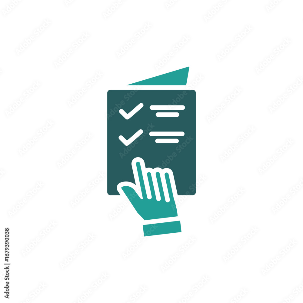 Poster evaluation icon. vector.editable stroke.linear style sign for use web design,logo.symbol illustratio