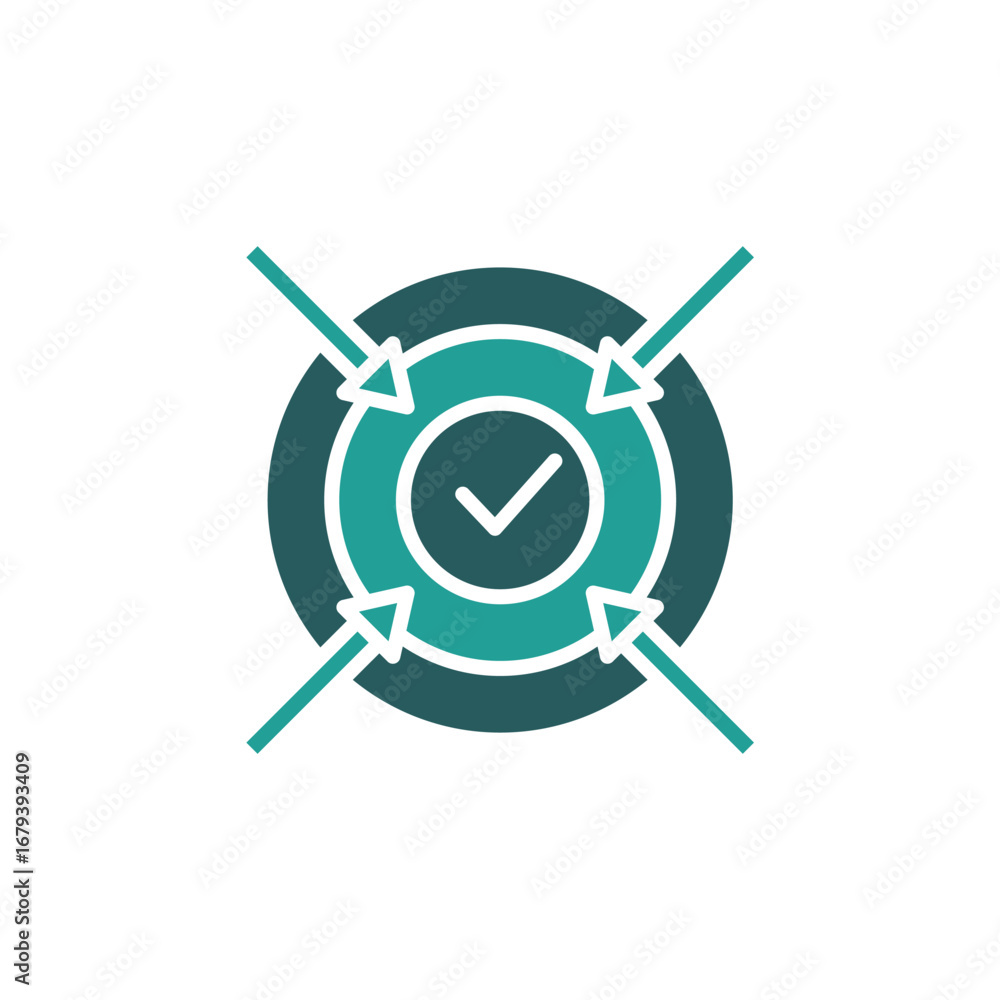Poster integration icon. vector.Editable stroke.linear style sign for use web design,logo.Symbol illustration.