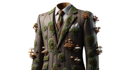 Hopeful businessman in a suit looking up with open arms, embracing future success and opportunity