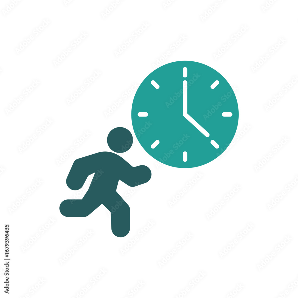 Poster deadline icon. vector.editable stroke.linear style sign for use web design,logo.symbol illustration.