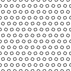 Geometric pattern of rotated rounded squares on a white background