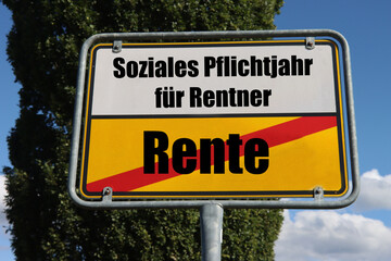 Soziales Pflichtjahr für Rentner
