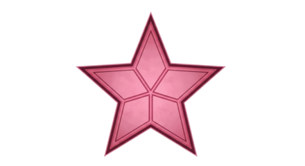 Isolated Pink Star