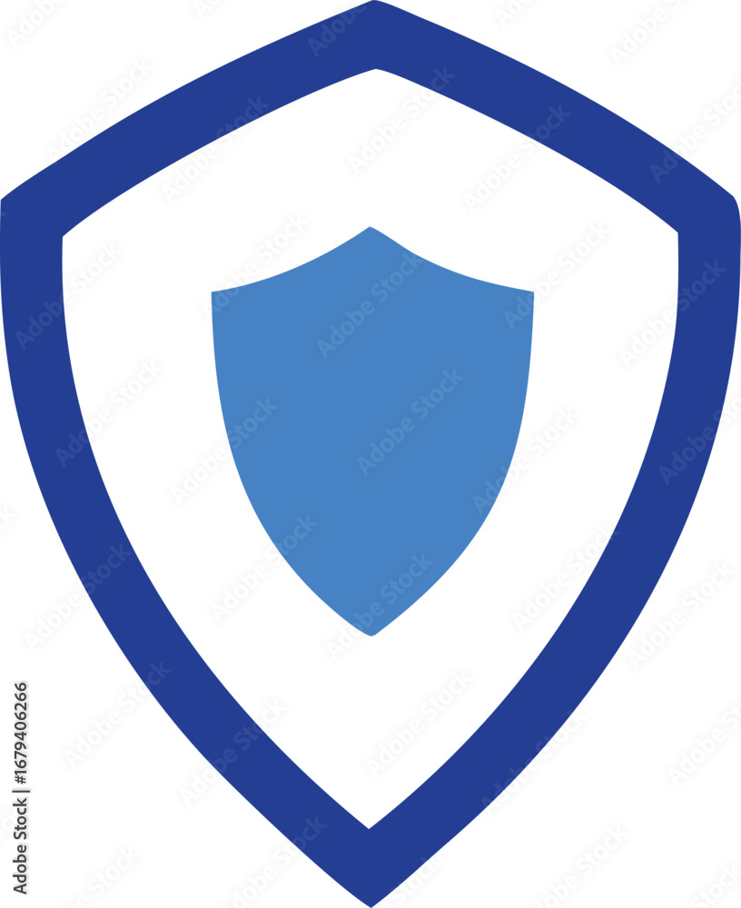 Poster digital security shield emblem secure protection system icon safe cyber technology emblem data priva