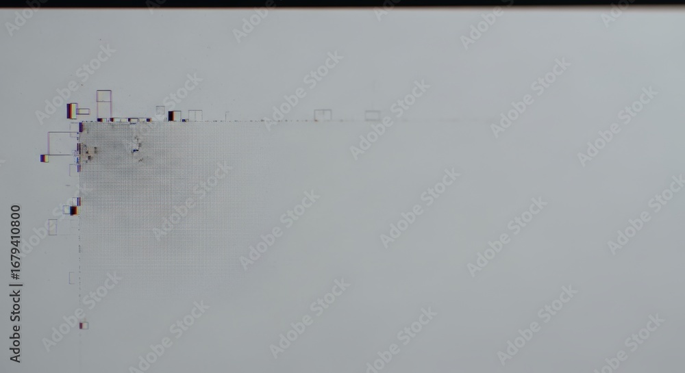 Poster abstract digital glitch background with seamless pixel grid transition modern technology data effect