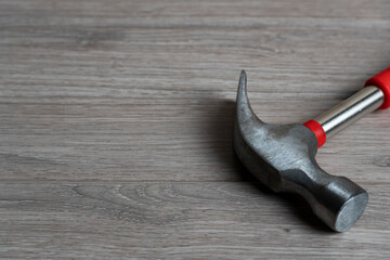 Claw Hammer on Wooden Surface