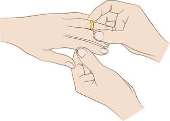 결혼 반지 커플링