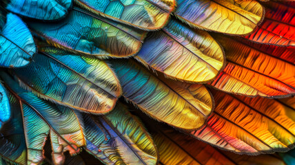 A Close-Up of Butterfly Wing