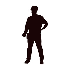 Construction Worker Silhouette