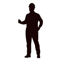 Construction Worker Silhouette