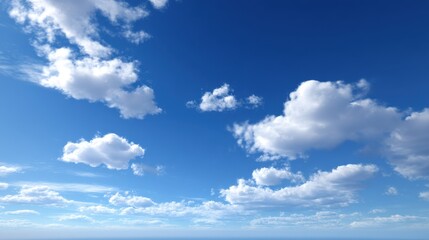 Obraz premium Sky with Few Clouds