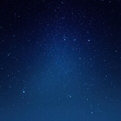 Fototapeta premium Vast Celestial Expanse of a Star-Studded Night Sky, Deep Blue Gradient.